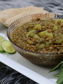 عکسی از دستور عدسی (غذای ساده)