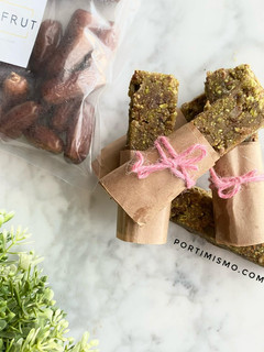 Una foto de Barritas proteicas veganas y sin gluten en 5 minutos!