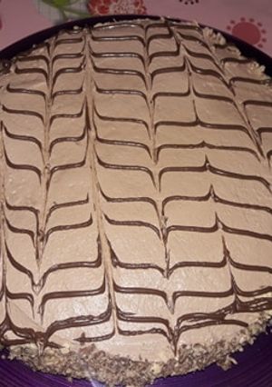 صورة لوصفة كيكة بذوق الشكولاطة
