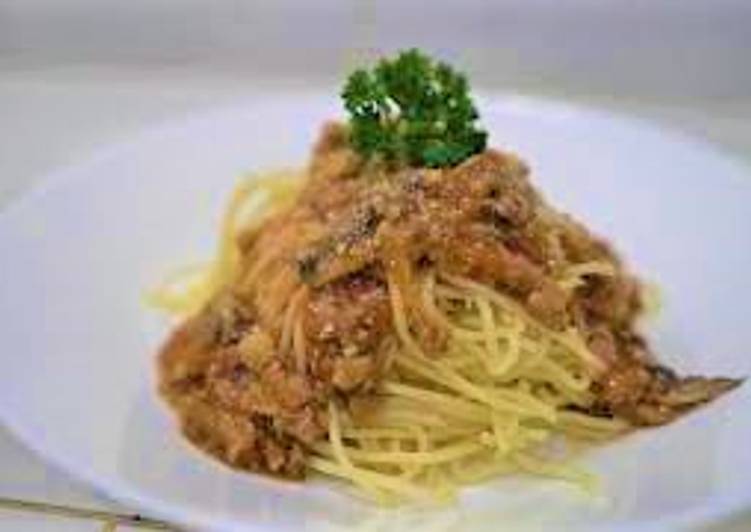 Langkah Memasak Spaghetti bolognese Legit dan Nikmat