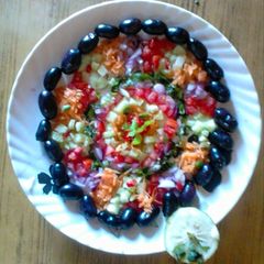 A picture of Flower salad.