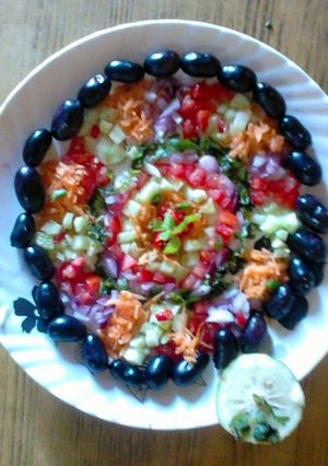 A picture of Flower salad.