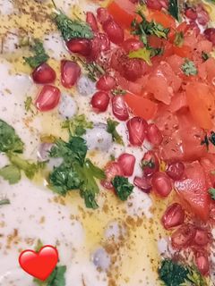 صورة لوصفة فول باللبن والطحينية 😋