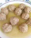 Albóndigas en salsa