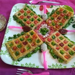 A picture of Veg Dosa Waffle.