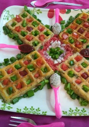 A picture of Veg Dosa Waffle.