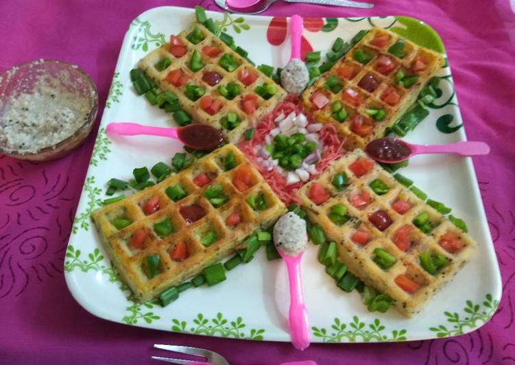 How to Prepare Perfect Veg Dosa Waffle