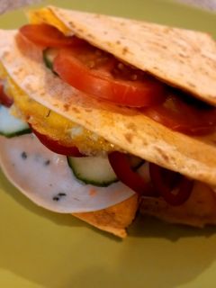 Tortilla club szendvics recept fotója