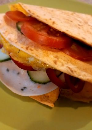 Tortilla club szendvics recept fotója