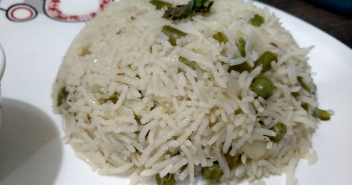 White pulao Recipe by Nafisa Zain Bohri Cookpad