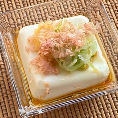 A picture of How we Japanese eat Tofu everyday.