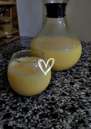 صورة لوصفة عصير البرتقال والليمون 🍋🍊