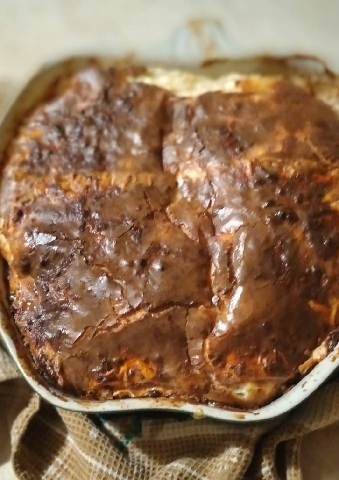 Заливной пирог с капустой