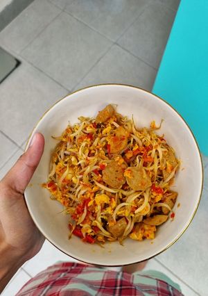 Foto resep Tumis Toge Telur Pedas