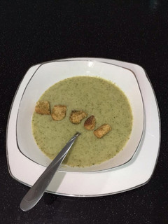 Una foto de Crema de brócoli
