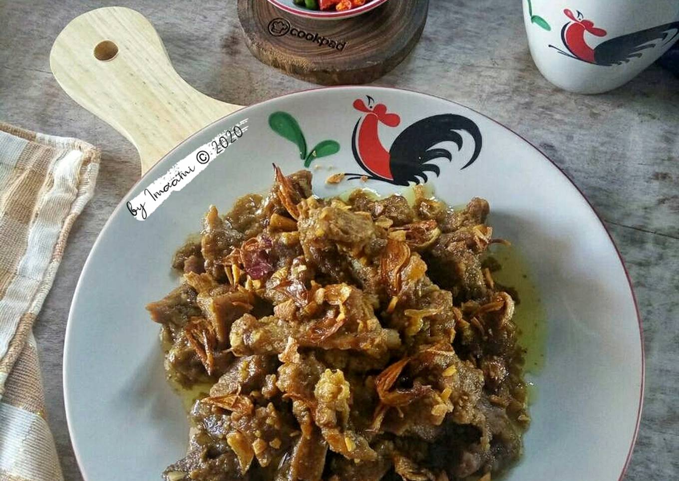 Sate Goreng Kambing Bumbu Kacang