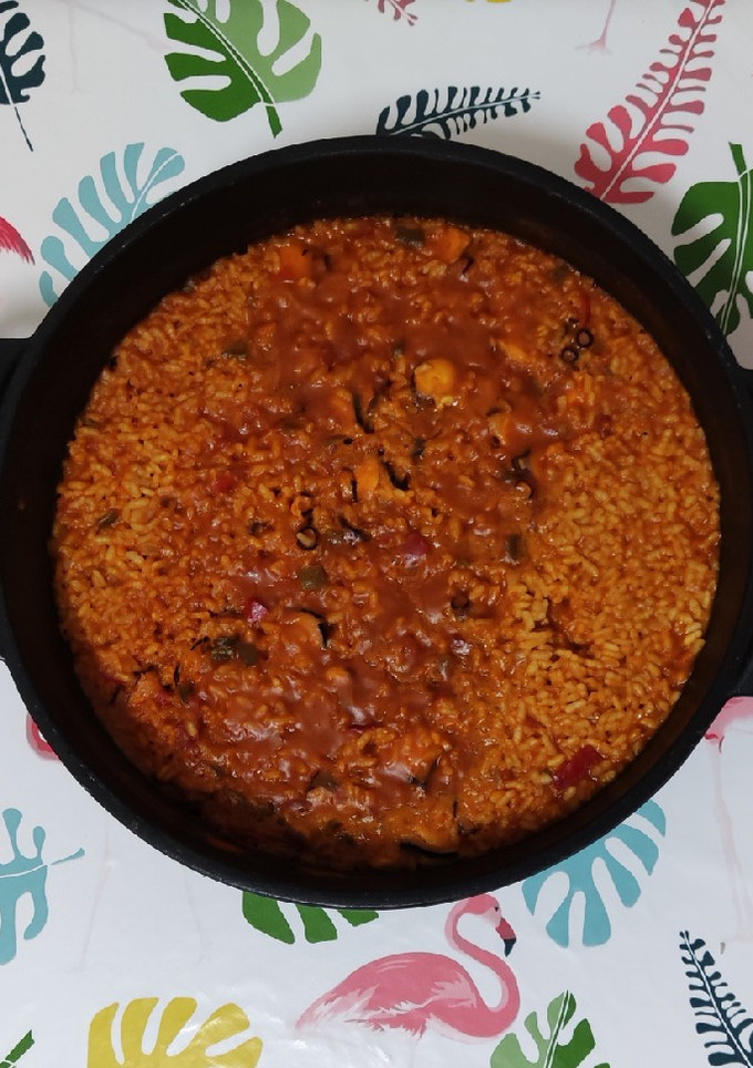 Una foto de Arroz con pulpo