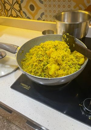 A picture of Tahiri U.P Stlye of making pulao).