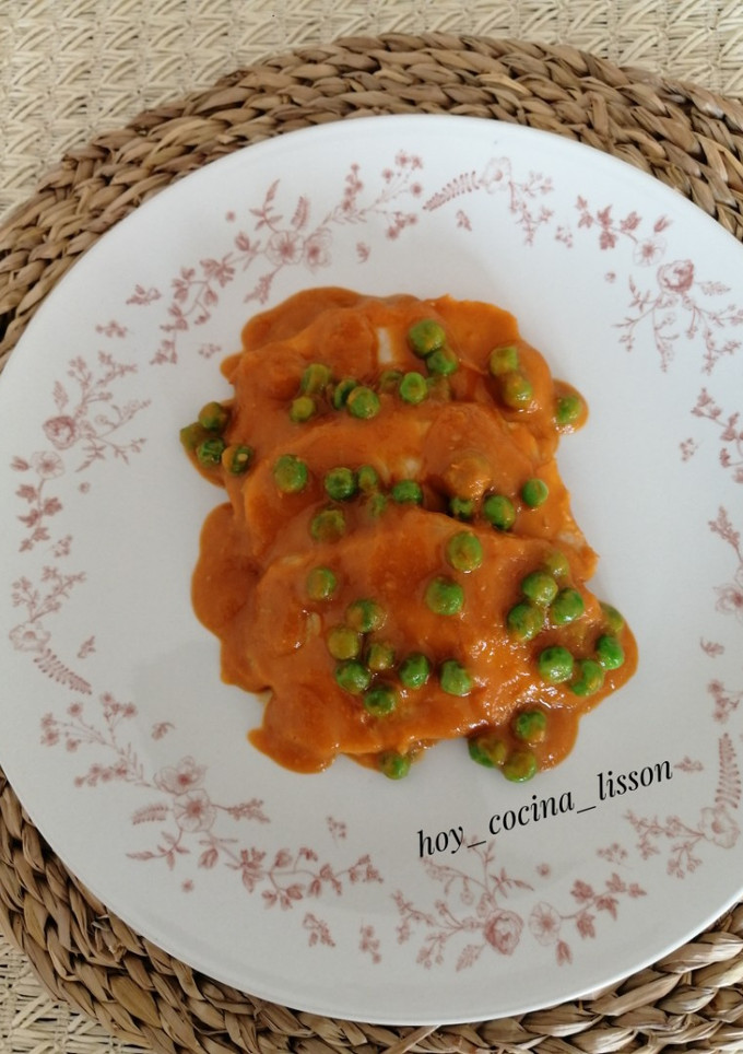 Una foto de Cinta de lomo en salsa