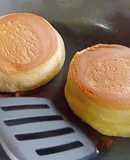 Panqueques de maizena esponjosos con leche en polvo