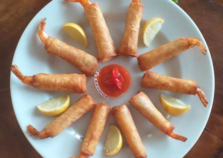 Lumpia Udang Vietnam-Cha Gio Cuon Tom (pakai kulit lumpia)