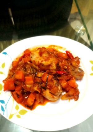 Foto resep Ayam bumbu cabe