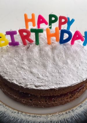 A picture of Chocolate sponge cake.