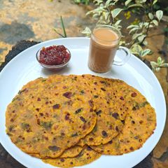 Methi Paratha A picture of Methi Paratha.