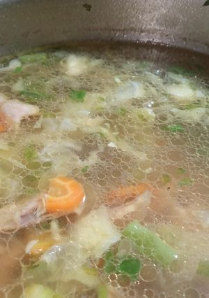 Foto resep Sup ayam kampung kuah bening gurih