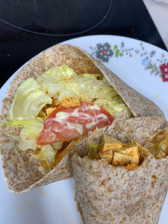 Una foto de Fajitas rellenas de tofu 🌮