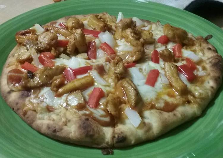Steps to Make Any-night-of-the-week Chicken Tikka Masala Pizza