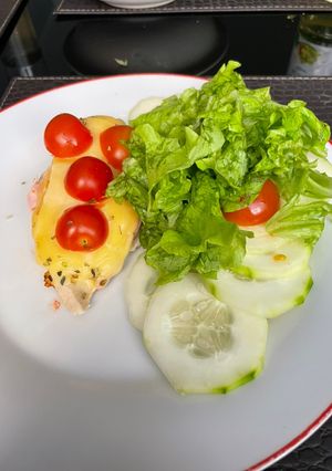 Una foto de Pizza sin masa, pizza grez