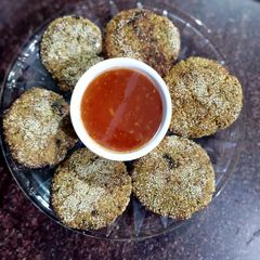 Sweet potato tikki A picture of Sweet potato tikki.