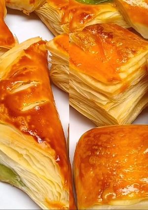 Foto resep Adonan puff pastry tanpa kulkas dan tanpa telur