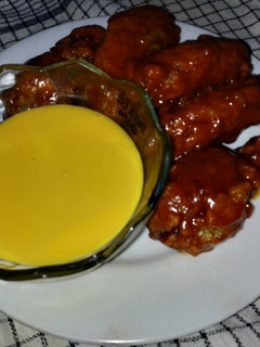 Foto resep Fire Chicken Wings KW with Cheese Sauce ala dapur kingkong