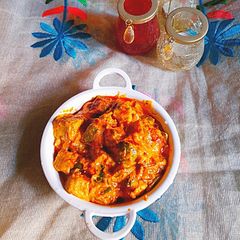 A picture of Kadhai Paneer.
