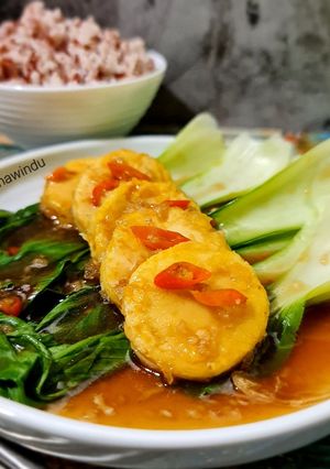 Foto resep Kailan Cah Tofu