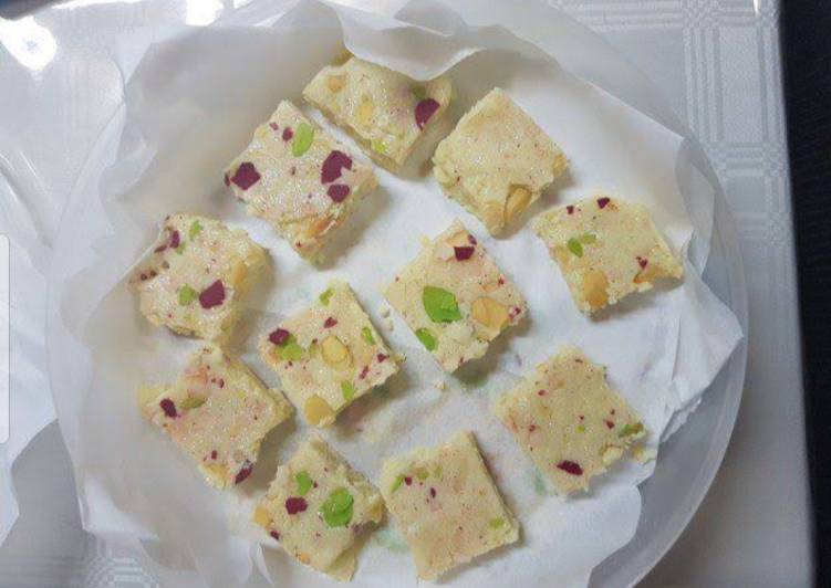 Recipe of Award-winning Mawa Burfi