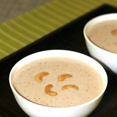 A picture of Caramel White Chocolate Palada Payasam.