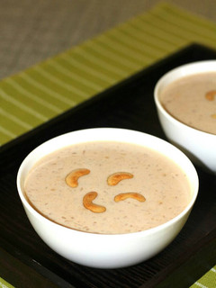 A picture of Caramel White Chocolate Palada Payasam.