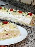 Tuna-Stuffed Potato Roll (No-Bake Potato Roulade)