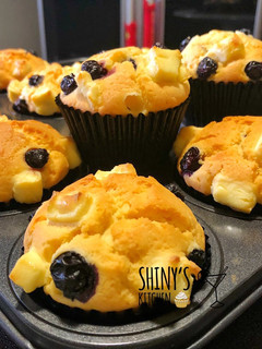 Foto resep Blueberry cream cheese muffins