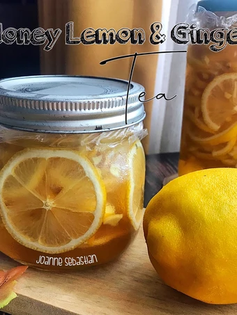 Langkah Gampang Membuat Resep Honey Lemon &amp; Ginger Tea yang  Bikin Ketagihan Anti Ribet, Mantap