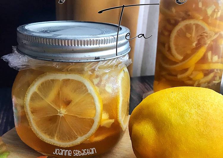 Cara Gampang Membuat Honey Lemon &amp; Ginger Tea Anti Gagal