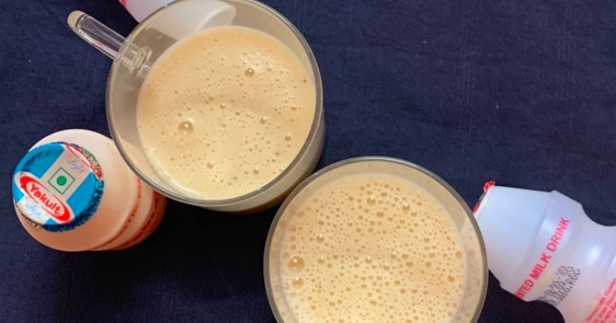 Banana Oats Yakult Shake Recipe by Shruti Raman( legendet100) Cookpad