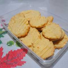 A picture of Cookies Susu Simpel tanpa telur tanpa mixer tanpa oven.