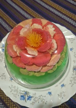 عکسی از دستور ژله تزریقی گل رز💐