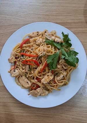 Foto resep Spageti Lada Hitam