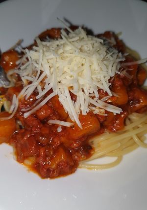 Foto resep Spaghetti bolognese instan