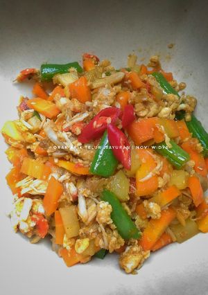 Foto resep Orak arik telur sayuran